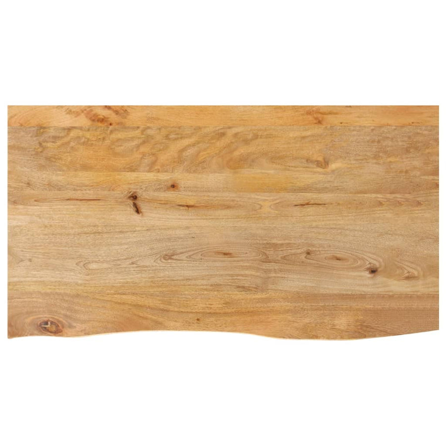 Tafelblad met natuurlijke rand 120x60x2,5 cm massief mangohout