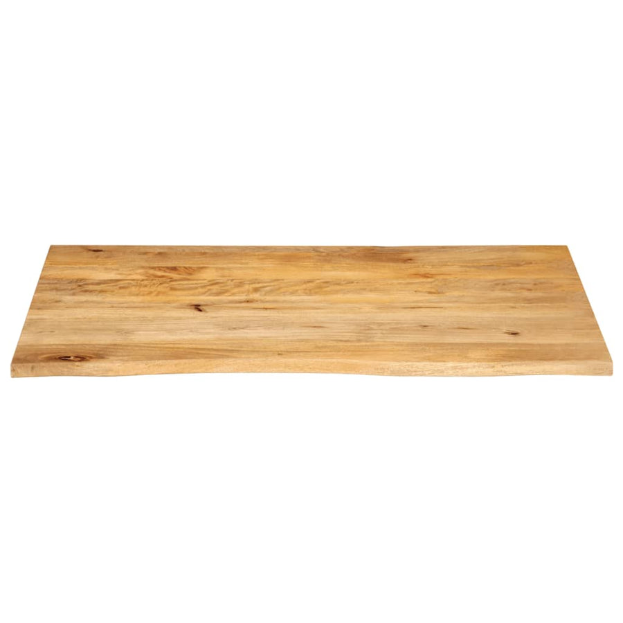 Tafelblad met natuurlijke rand 120x60x2,5 cm massief mangohout