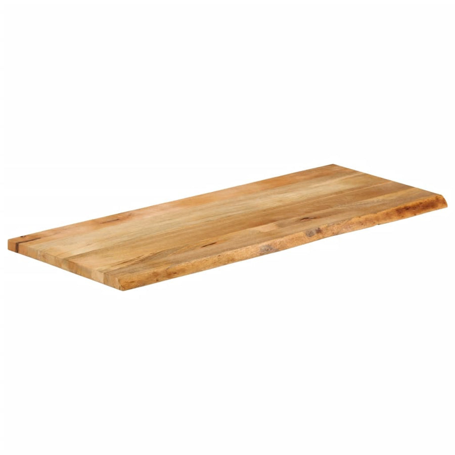 Tafelblad met natuurlijke rand 140x60x2,5 cm massief mangohout