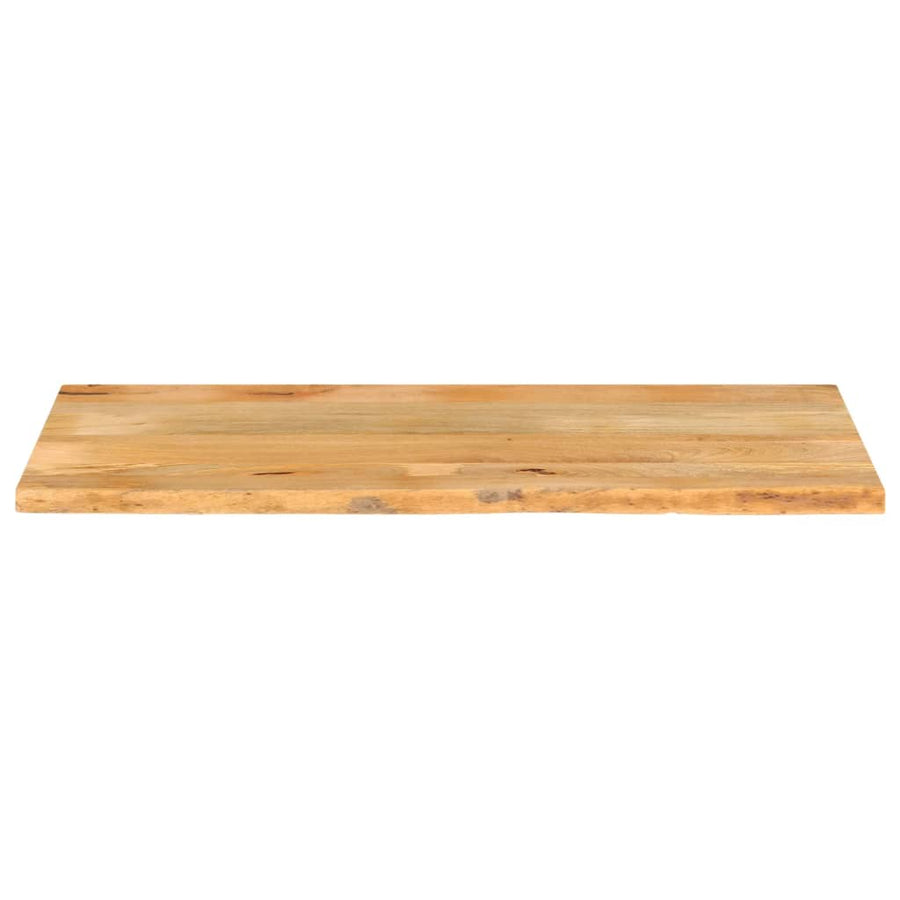 Tafelblad met natuurlijke rand 140x60x2,5 cm massief mangohout