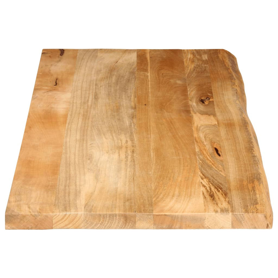 Tafelblad met natuurlijke rand 140x60x2,5 cm massief mangohout