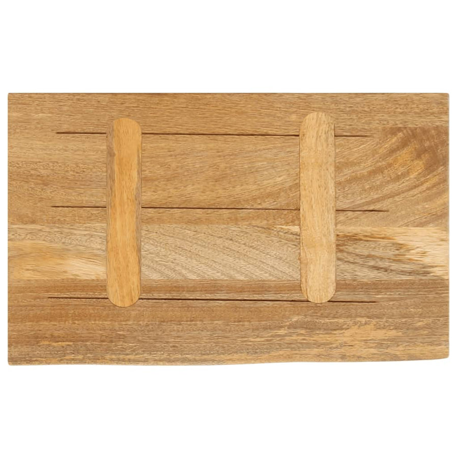 Tafelblad met natuurlijke rand 60x20x3,8 cm massief mangohout