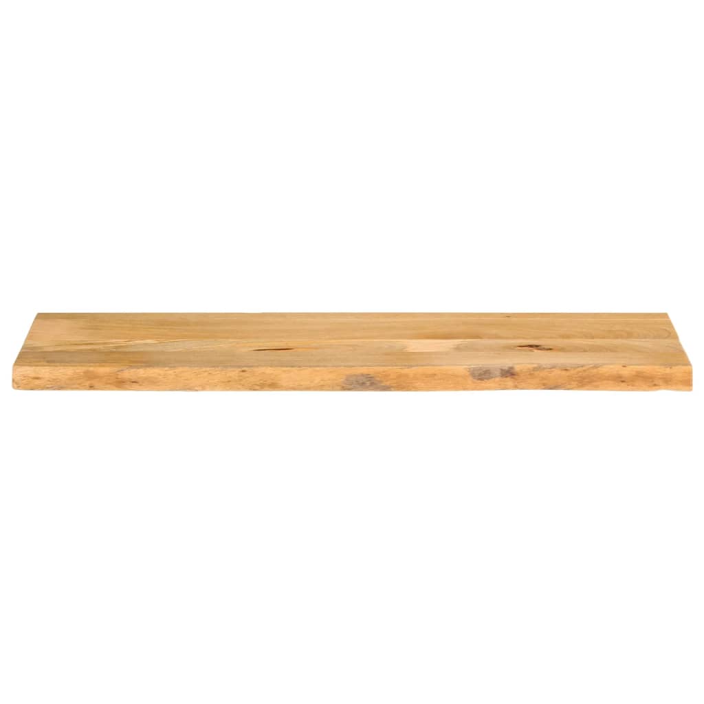 Tafelblad met natuurlijke rand 100x20x3,8 cm massief mangohout