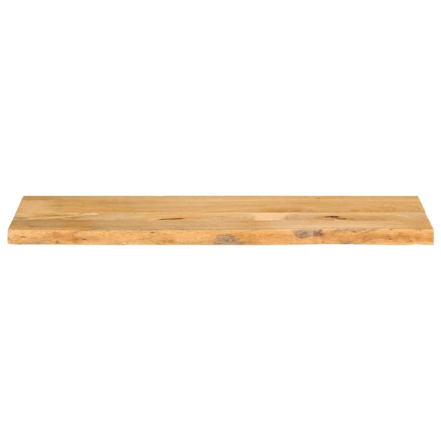 Tafelblad met natuurlijke rand 100x20x3,8 cm massief mangohout