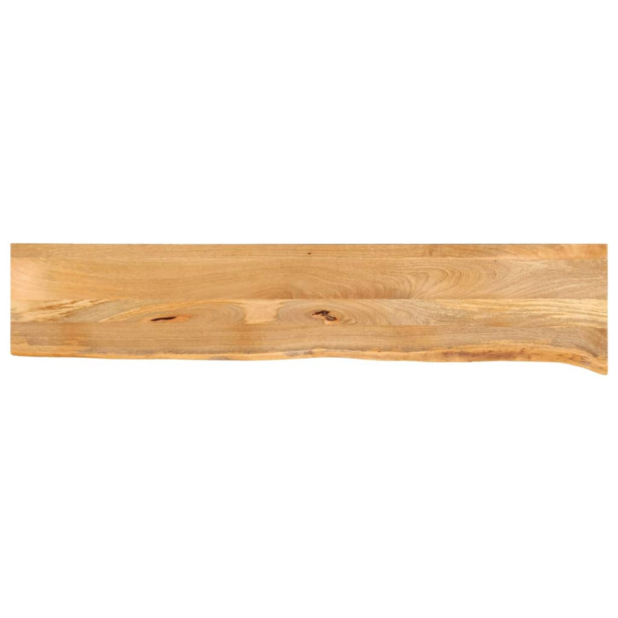 Tafelblad Met Natuurlijke Rand 160X20X3,8 Cm Naturel 160 x 20 x 3.8 cm