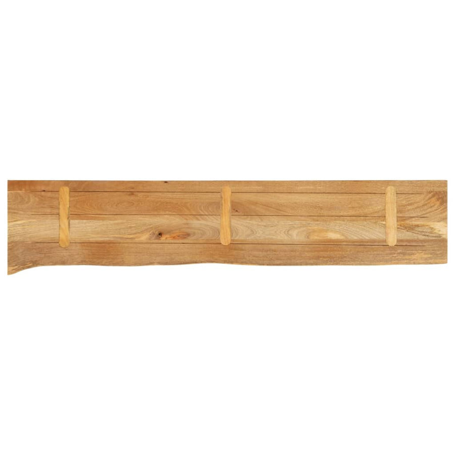 Tafelblad Met Natuurlijke Rand 160X20X3,8 Cm Naturel 160 x 20 x 3.8 cm