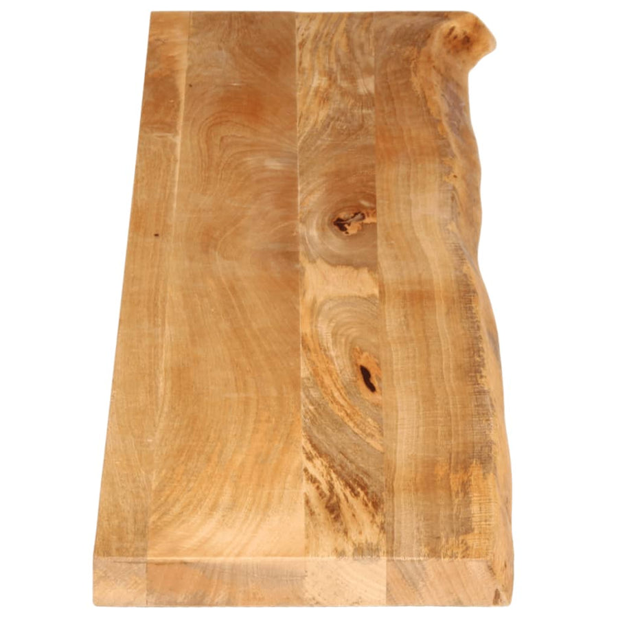 Tafelblad Met Natuurlijke Rand 160X30X3,8 Cm Naturel 160 x 30 x 3.8 cm
