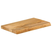 Tafelblad Met Natuurlijke Rand 50X40X3,8 Cm Naturel 1 50 x 40 x 3.8 cm massief mangohout