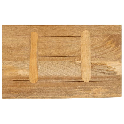 Tafelblad Met Natuurlijke Rand 60X40X3,8 Cm Naturel 60 x 40 x 3.8 cm