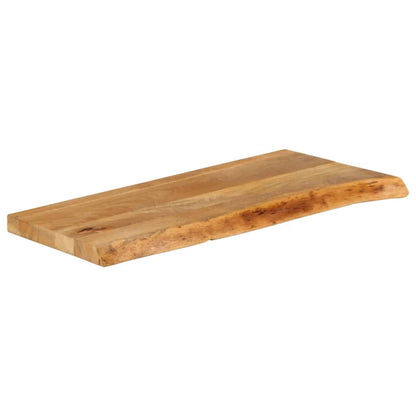 Tafelblad met natuurlijke rand 80x40x3,8 cm massief mangohout