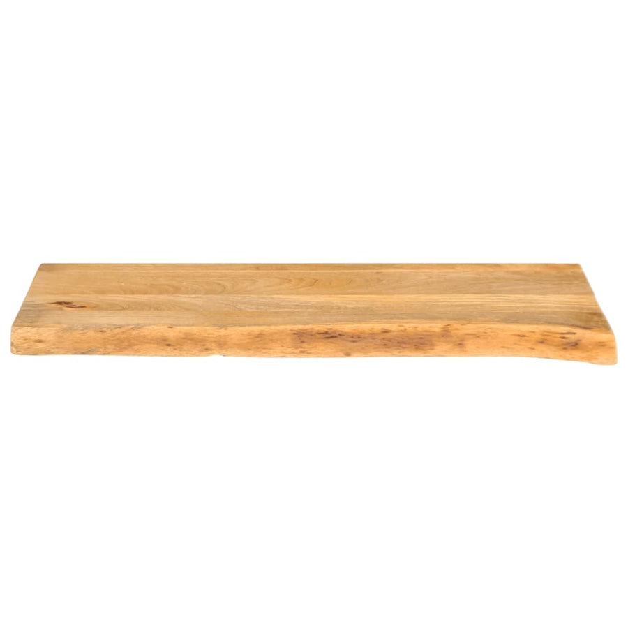 Tafelblad met natuurlijke rand 90x40x3,8 cm massief mangohout