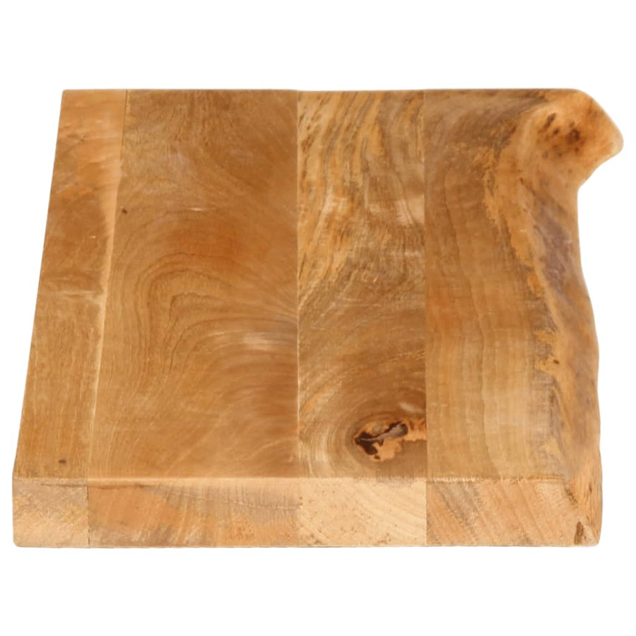 Tafelblad met natuurlijke rand 90x40x3,8 cm massief mangohout