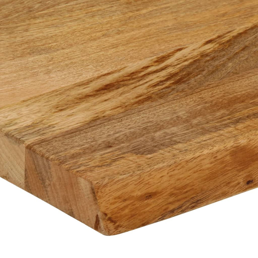 Tafelblad met natuurlijke rand 90x40x3,8 cm massief mangohout