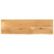 Tafelblad massief mangohout 100x40x3,8 cm natuurlijke rand