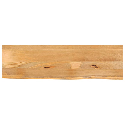 Tafelblad met natuurlijke rand 110x40x3,8 cm massief mangohout