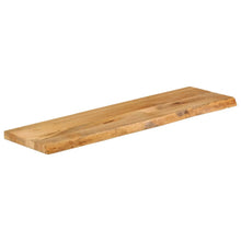Tafelblad met natuurlijke rand 110x40x3,8 cm massief mangohout
