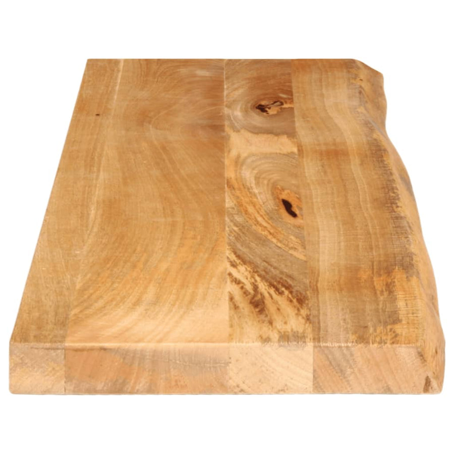 Tafelblad met natuurlijke rand 110x40x3,8 cm massief mangohout