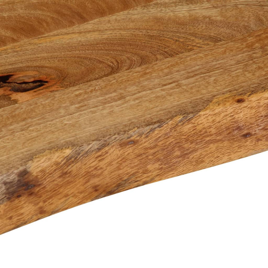 Tafelblad met natuurlijke rand 110x40x3,8 cm massief mangohout