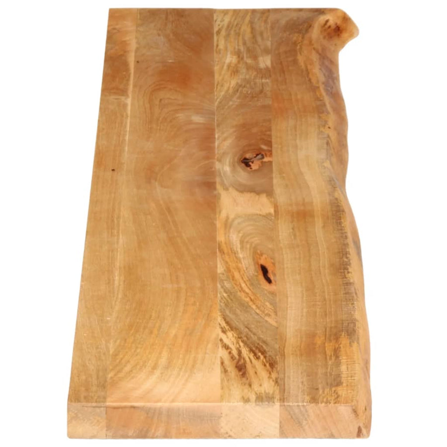 Tafelblad Met Natuurlijke Rand 160X40X3,8 Cm Naturel 160 x 40 x 3.8 cm