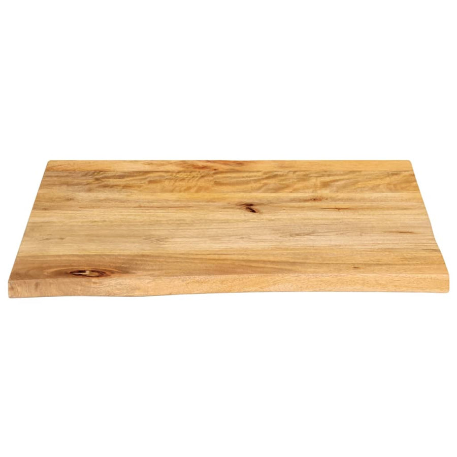 Tafelblad met natuurlijke rand 60x60x3,8 cm massief mangohout