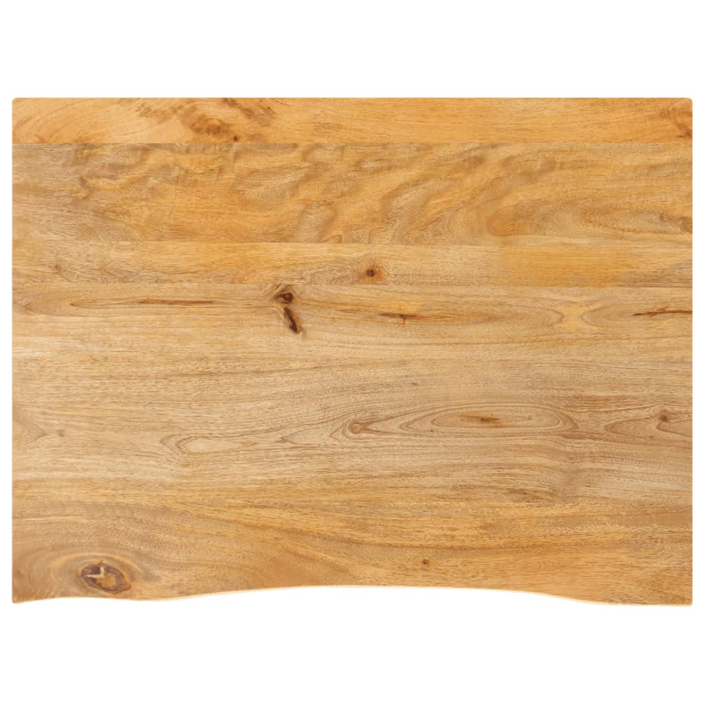 Tafelblad met natuurlijke rand 90x60x3,8 cm massief mangohout