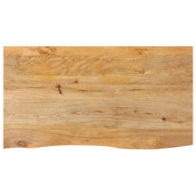 Tafelblad met natuurlijke rand 100x60x3,8 cm massief mangohout
