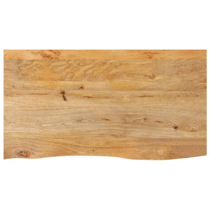 Tafelblad met natuurlijke rand 100x60x3,8 cm massief mangohout
