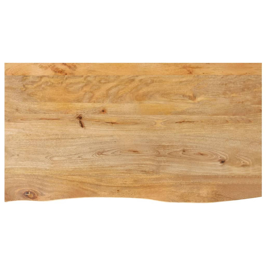 Tafelblad met natuurlijke rand 100x60x3,8 cm massief mangohout