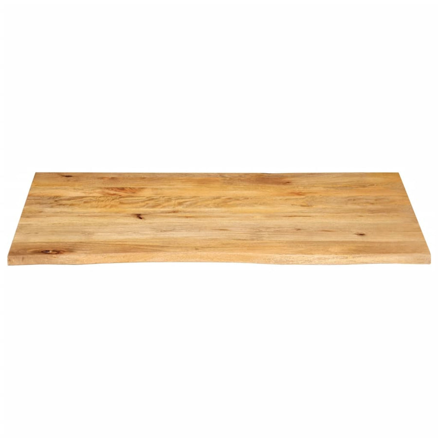 Tafelblad met natuurlijke rand 100x60x3,8 cm massief mangohout
