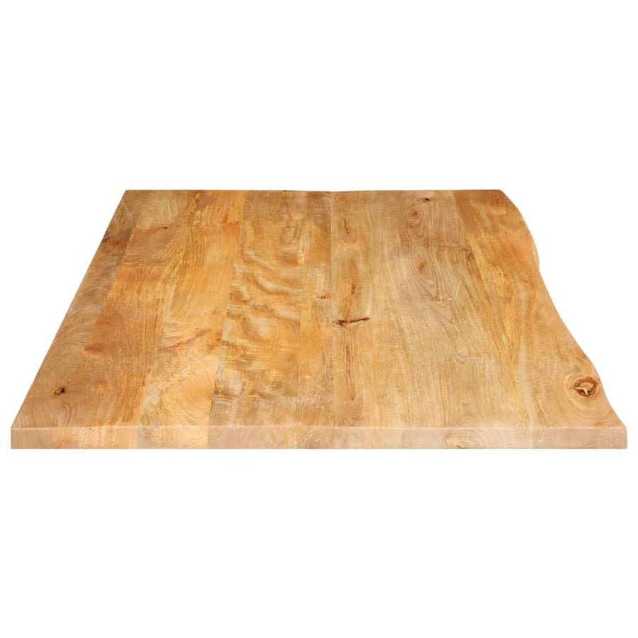 Tafelblad met natuurlijke rand 110x60x3,8 cm massief mangohout