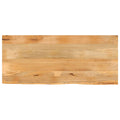 Tafelblad met natuurlijke rand 140x60x3,8 cm massief mangohout