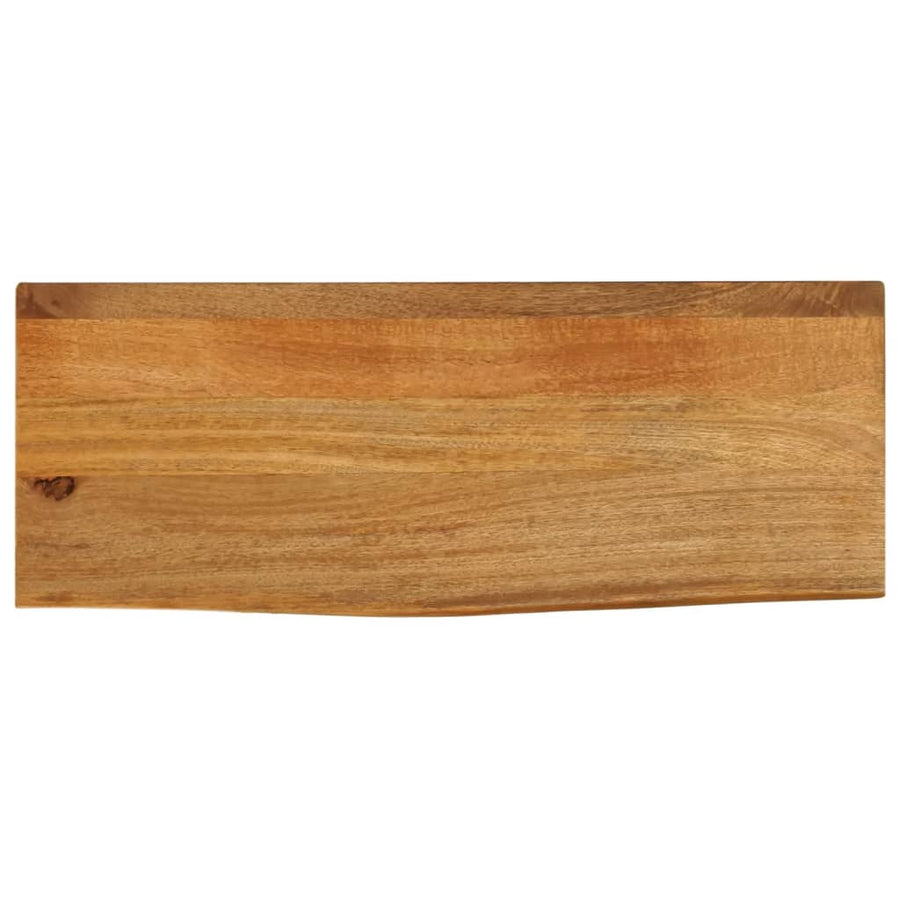 Tafelblad met natuurlijke rand 70x20x2,5 cm massief mangohout