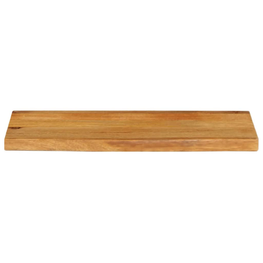 Tafelblad met natuurlijke rand 80x20x2,5 cm massief mangohout