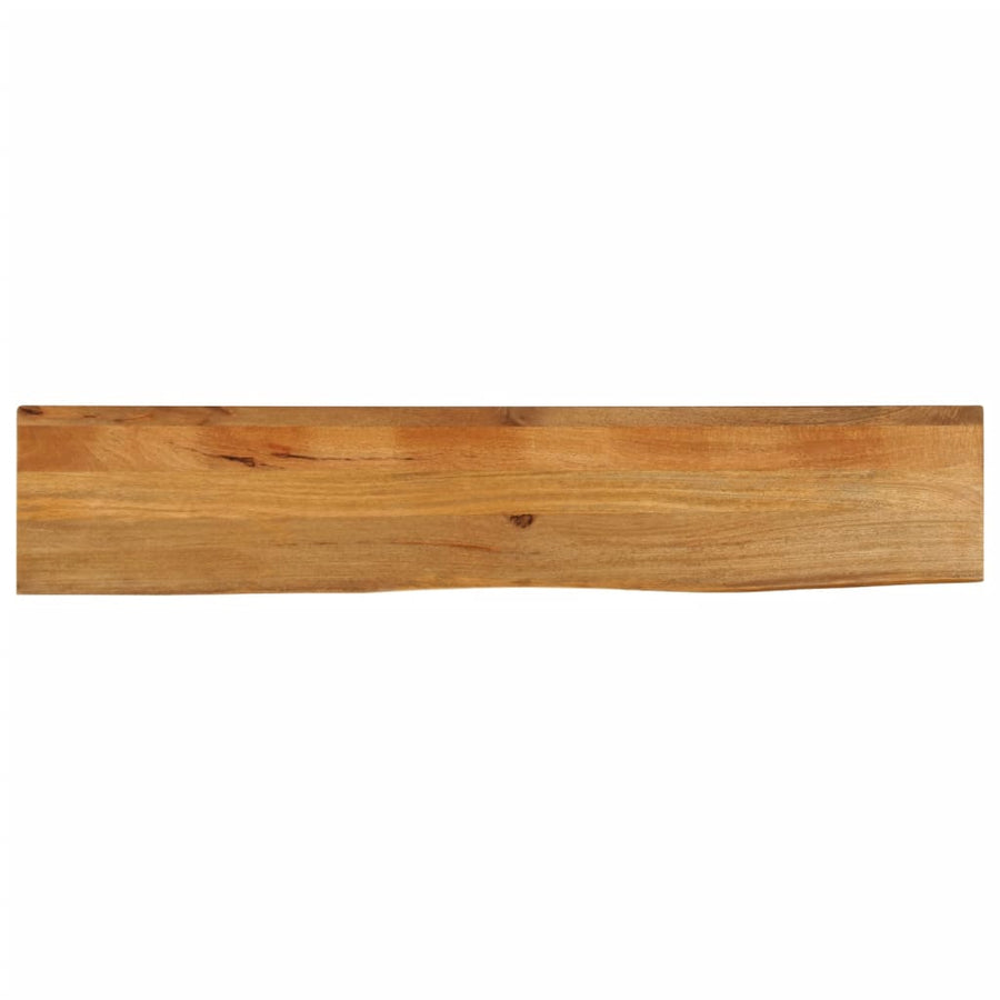 Tafelblad met natuurlijke rand 180x20x2,5 cm massief mangohout