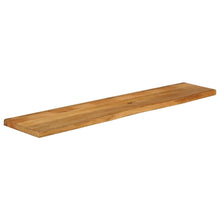Tafelblad met natuurlijke rand 180x20x2,5 cm massief mangohout