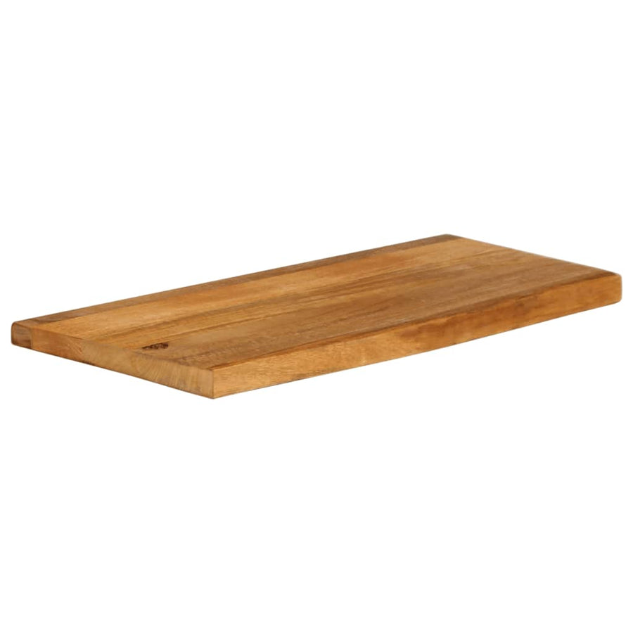 Tafelblad met natuurlijke rand 80x30x2,5 cm massief mangohout