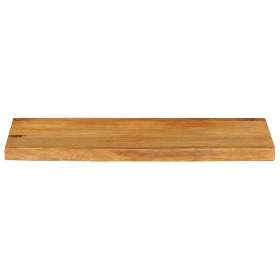 Tafelblad met natuurlijke rand 80x30x2,5 cm massief mangohout