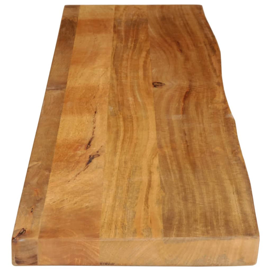 Tafelblad met natuurlijke rand 160x30x2,5 cm massief mangohout