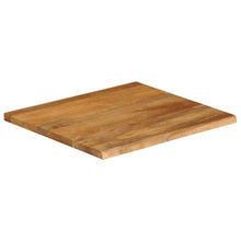 Tafelblad met natuurlijke rand 40x40x2,5 cm massief mangohout