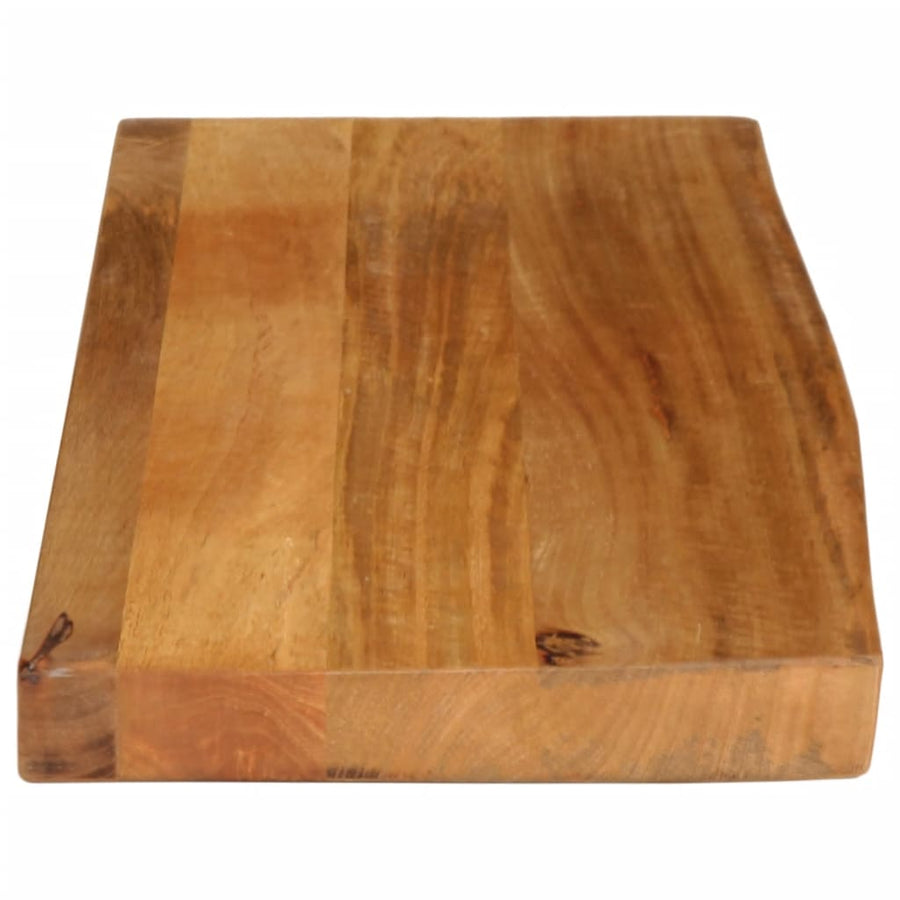 Tafelblad met natuurlijke rand 70x40x2,5 cm massief mangohout