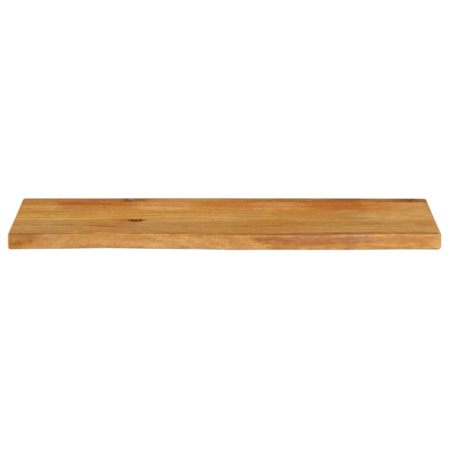 Tafelblad met natuurlijke rand 100x40x2,5 cm massief mangohout