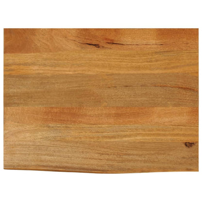 Tafelblad met natuurlijke rand 70x60x2,5 cm massief mangohout