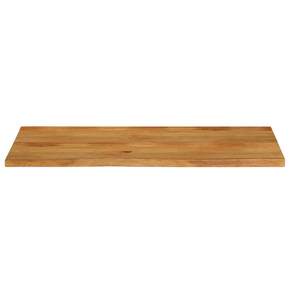 Tafelblad met natuurlijke rand 140x60x2,5 cm massief mangohout