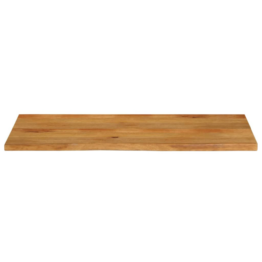 Tafelblad met natuurlijke rand 140x60x2,5 cm massief mangohout