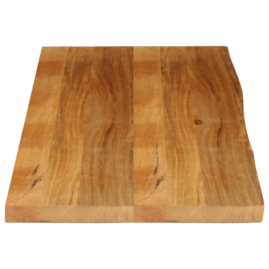 Tafelblad met natuurlijke rand 140x60x2,5 cm massief mangohout