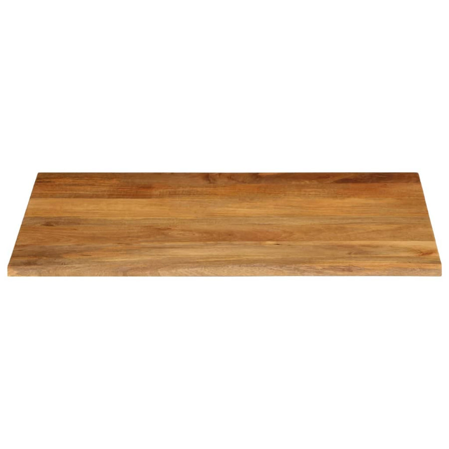 Tafelblad met natuurlijke rand 90x80x2,5 cm massief mangohout
