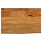 Tafelblad massief mangohout 40x20x3,8 cm natuurlijke rand