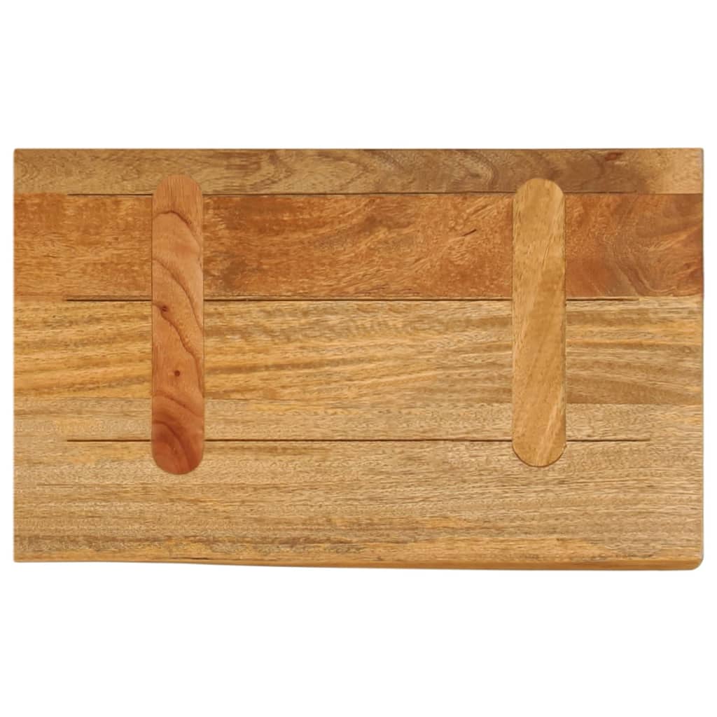 Tafelblad met natuurlijke rand 40x20x3,8 cm massief mangohout
