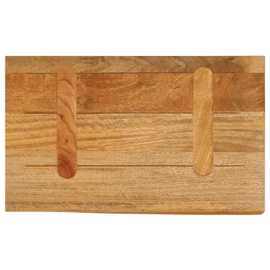 Tafelblad met natuurlijke rand 50x20x3,8 cm massief mangohout