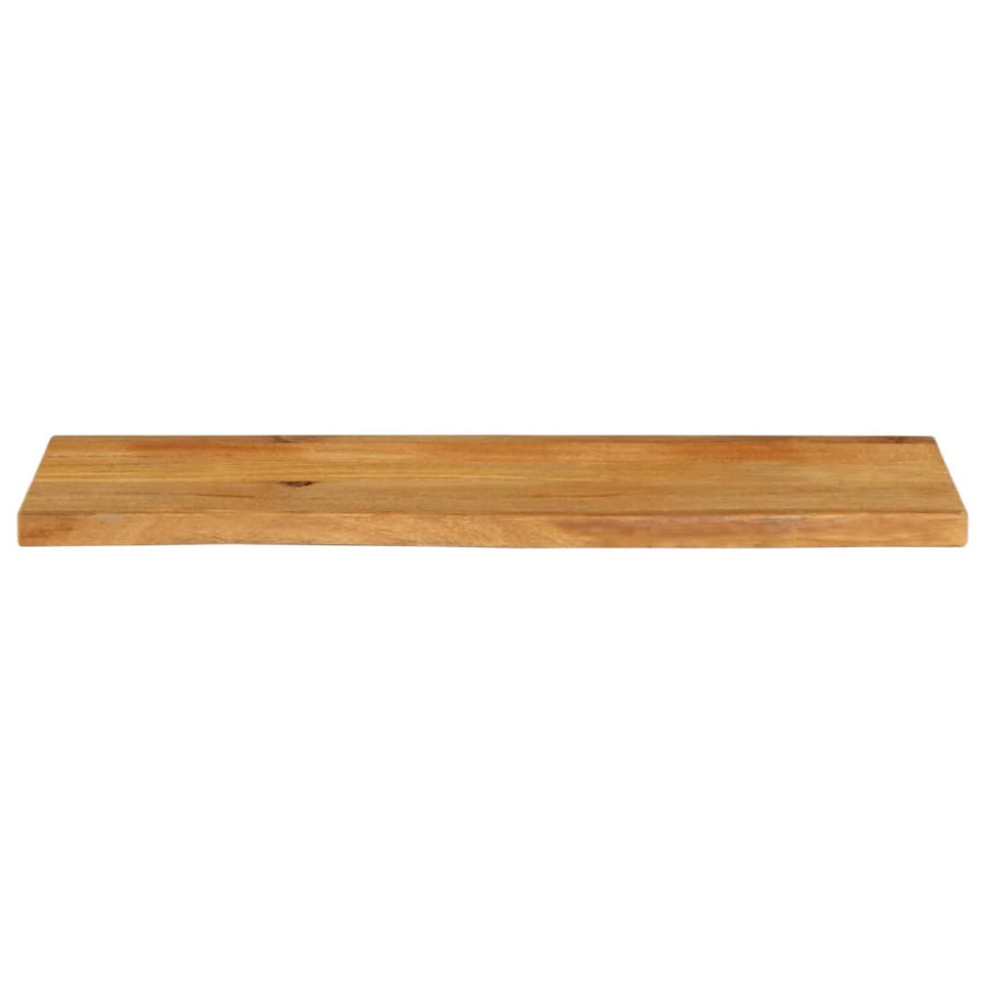 Tafelblad met natuurlijke rand 120x20x3,8 cm massief mangohout